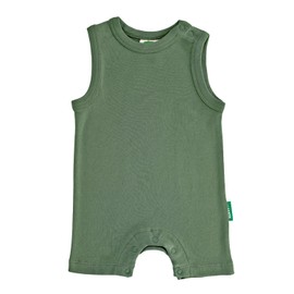 PARADE Organic Tank Rompers - Essentials Camper Green 12-18 Months