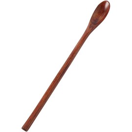 Wood Coffee Spoon Wooden Spoons for Cooking Honey Server Tea Coffee Stirring Spoons Paint Color Honey Tea Scoops Long Handle Coffee Accessories Scoops Coffee, Tea and Espresso