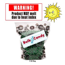 M&M's Dark Green Candies, 2 Lb Bulk