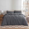 Jessrydo Waffle Duvet Cover King Size Soft Breathable Cooling Luxury