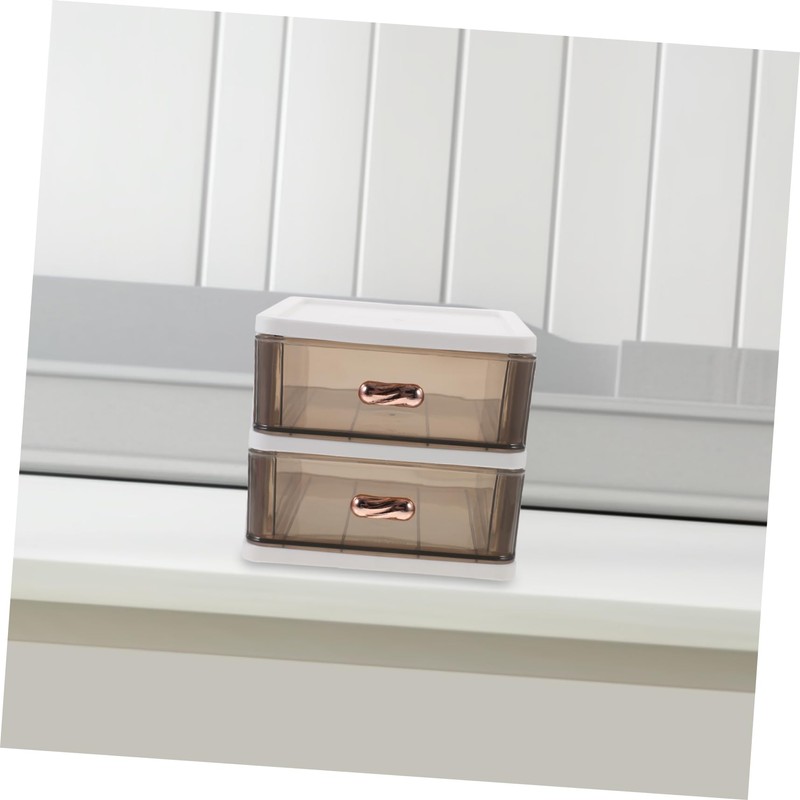 Operitacx Desktop Storage Box Organizer for Files Drawer Storage for