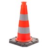 UvV® Bigfoot Traffic Cone 50 cm Pylons (HD-PE, Hard) Red