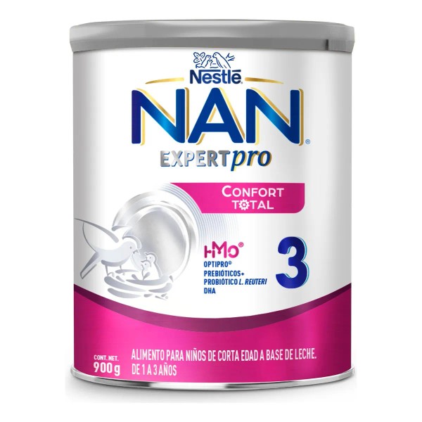 Nan Expert Pro Confort Total 3 leche formula infantil 900gr