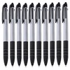 notrash2003® Set of 10 Triple Ballpoint Pens Three Colours Blue