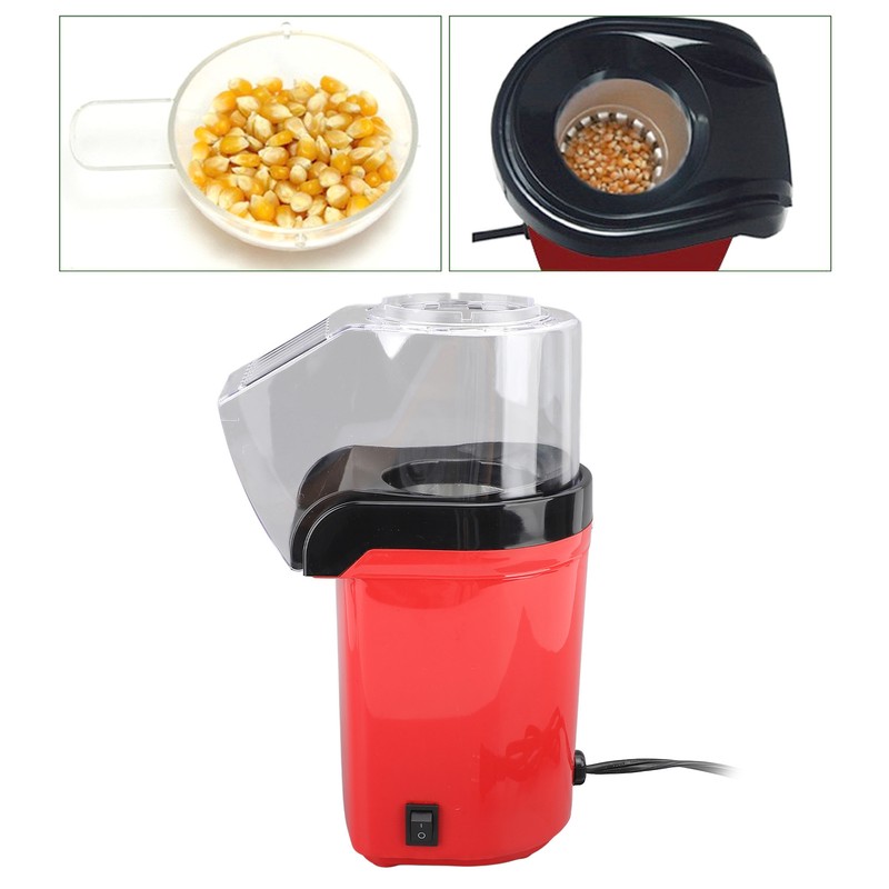 Popcorn Maker 1200W Oil Less Fast Popping One Touch Operation