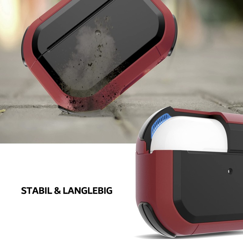 PZOZ Case for AirPods Pro 2nd Generation,PC and TPU Protective