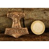 Kiss of Leather Thor's Hammer Pendant Bronze No. 57, Bronze,