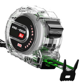 Thick Measuring Tape, WearResistant High Efficiency Galvanized Stainless Steel Tape Measure for Woodworking (10m)