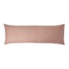 HOMESCAPES Brown Taupe Pure Egyptian Cotton Body Pillowcase 330 TC