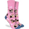 Good Luck Sock Women's Yorkie Socks, Adult, Shoe Size 5-9
