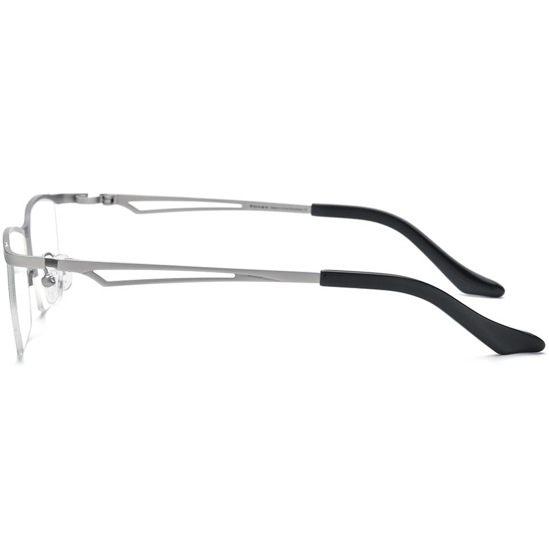 FONEX Pure Titanium Glasses Frame Men Square Eyeglasses Optical Eyewear