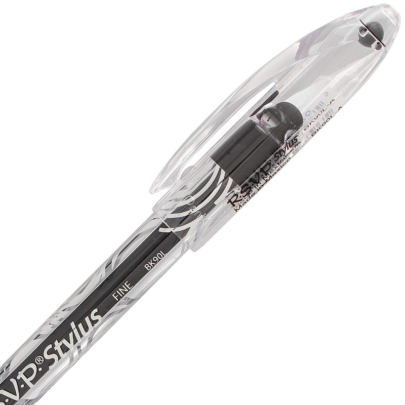 Pentel R.S.V.P. Stylus Ballpoint Pen (BK90LBP2A)
