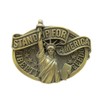 Urban Backwoods Statue of Liberty I Antique Brass Belt Buckle