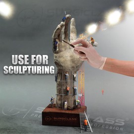 Surgical Scalpel Surgical Blades # 10A Stainless Steel Sterile Box of 100 and Handle No 3 Perfect for wood art, Surgical, Sculpting, Repairs, Lab Anatomy, Sign, Card Making Lab Training SURGIGR10A-100