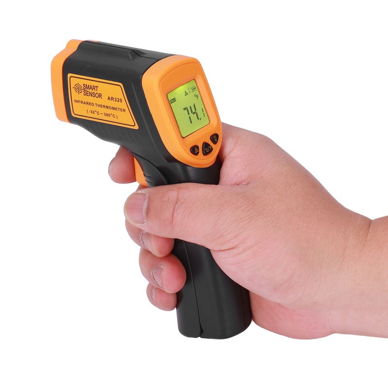 Infrared Thermometer Accurate Measurement Digital Temperature Guns with LCD Backlit