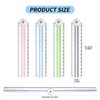 Gukasxi 4 Psc Folding Ruler 30cm Transparent Ruler Foldable Ruler