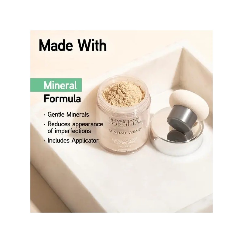 Polvo Mineral Suelto Mineral Wear Physicians Formula Beige M