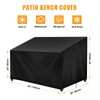 Outdoor Bench Cover Waterproof, 52.7"L x 26"W x 35"H 2