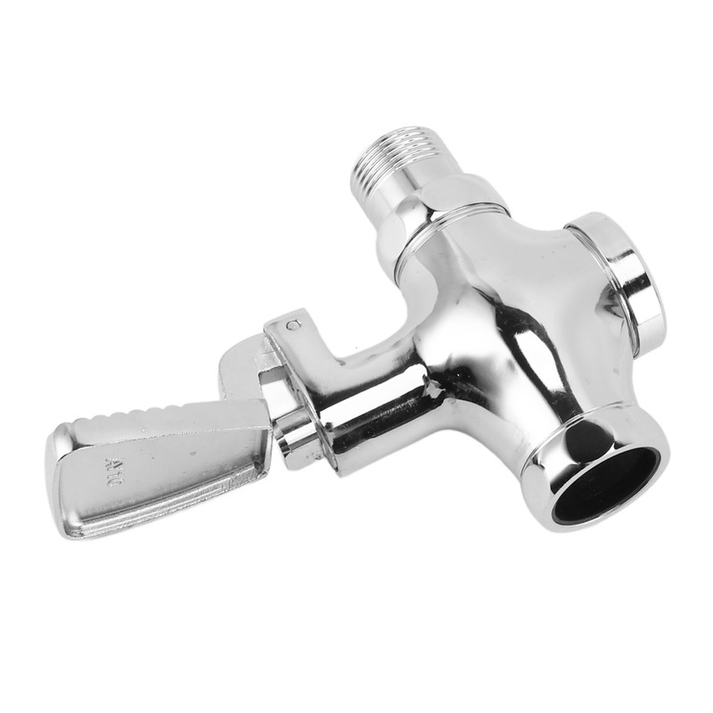 Toilet Foot Pedal Flush Valve Brass Non Slip Easy To