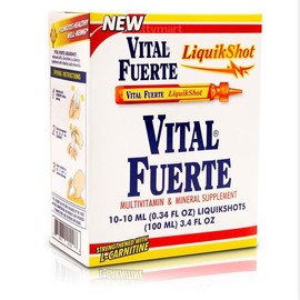 Vital Fuerte LiquikShot – 10ml Liquid Multivitamin & Mineral Supplement for Energy, Immunity, and Overall Health Support