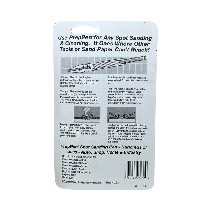 Spot Sanding Pen and Paint Chip Repair Tool Prep Pen