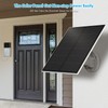 Solar Charger for Ring Doorbell,5W IP65 Waterproof Solar Panel for