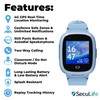 Seculife GPS Tracker for Kids Real-Time Tracking Device with SOS