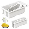 SRGAFIX Collapsible Baby Bathtub with Smart Temperature Display & Bath