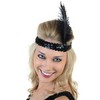 Sequins Feather Headpiece 1920s Carnival Party Accessory Party Feather Headband