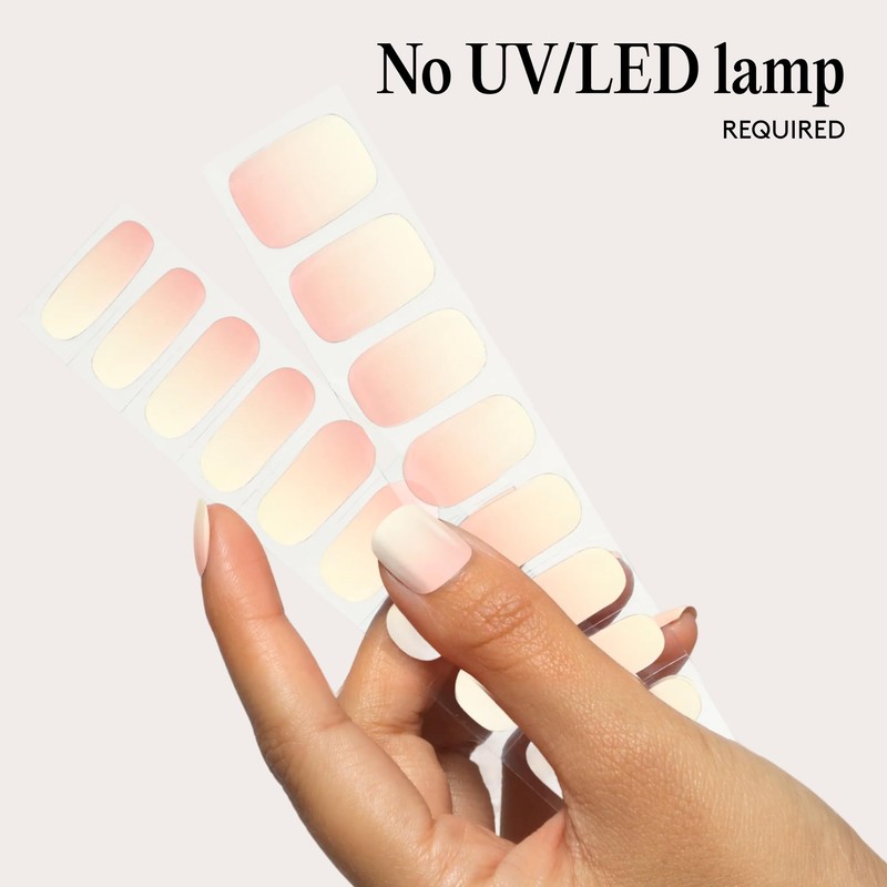 Mylee Gel Nail Wraps [Marshmallow Melt] - 20 Pre-Cured Gel