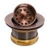 Westbrass D220-11 Sink Strainer, Antique Copper