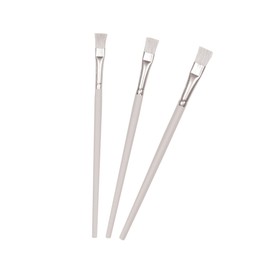 Herlitz Brush Thickness: 8, 10 and 12, Set of 3, Natural Wood / metallzwinge