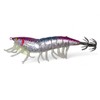 Squid Fishing Lure Prawn Shrimp | With Rattle Luminous Legs | 11.5cm / 22g| FISHIN ADDICT (COTTON CANDY)