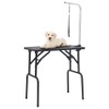 vidaXL Adjustable Pet Grooming Table with Loop - Large Non-Slip
