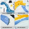 HZVRTN Cuddly Blanket Children's Dinosaur Pattern Soft Microfibre Fluffy Blanket