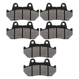 Front and Rear Brake Pads for Honda GL1100 Goldwing/Interstate 1100 1982 1983, GL1200 Goldwing 1200 Aspencade 1984 1985 1986 1987, VF1100 C/S V65 Magna Sabre 1983 1984 1985 1986