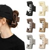 6 Pcs Trucker Hat Hair Clips for Women，Hat-Friendly Claw Clips
