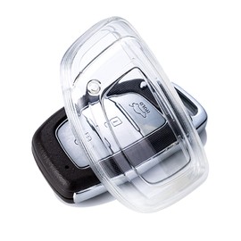 for Clear Hyundai Key Fob Cover TPU 3-4 Buttons Car Key Fob Case Fit for Hyundai Elantra Ioniq Sonata Tucson Elantra GT Car Remote Key Case Shell Protector