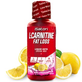 iSatori L-Carnitine 1500, Triple-Blend Liquid L Carnitine Supplement, with Acetyl & Tartrate, Stimulant Free Energy, No Calories, Sugar or Gluten, Keto-Friendly, Pink Lemonade (24 Servings)