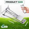 Qualirey 4 Pcs Outdoor Gopher Trap Easy Set Mole Trap
