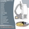50ft 101678 Extension Cord Compatible with Pro Team Backpack Vacuum
