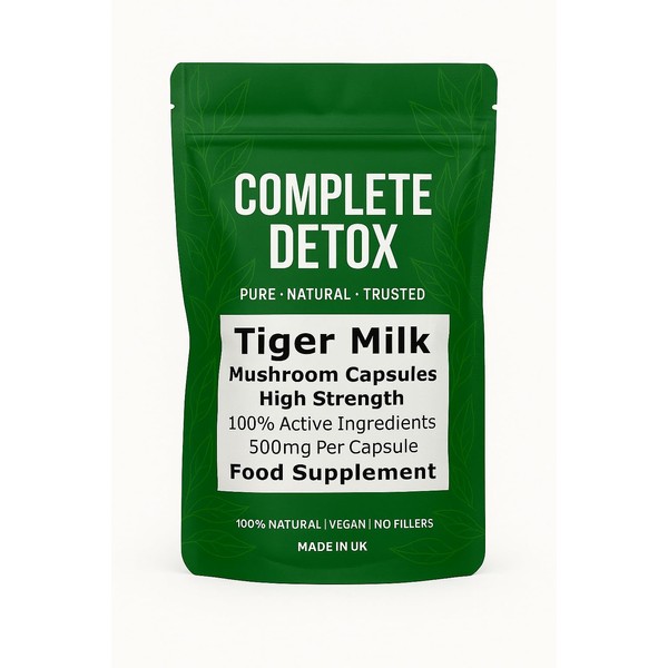 Tiger Milk Mushroom Capsules 500mg | High Strength | Pure