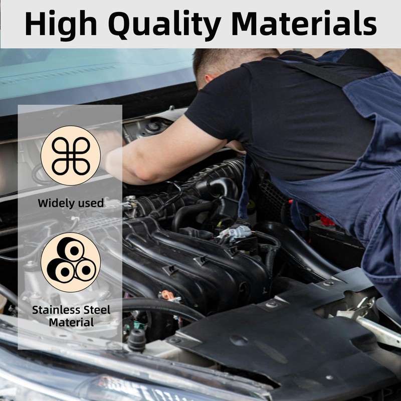 Key Decoder, Stainless Steel Key Decoder with Small Wrench and