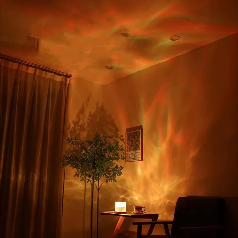 Night Light, Sea Light, Aurora Lamp, Remote Control, 16 Color