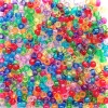 Happy Rainbow Transparent Mix Pony Beads, Fabricado En Los E