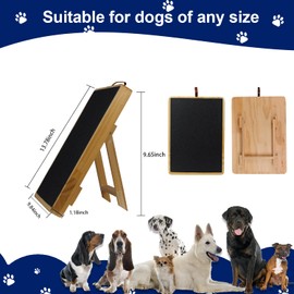 xin partner Dog Nail Scraper, Dog Nail Grinder, for pet Nail Clipping, Multi-Function Clipper, Foldable Nail File Board, 2 Sheets with Sandpaper Replacement Sandpaper, Wooden (Black)
