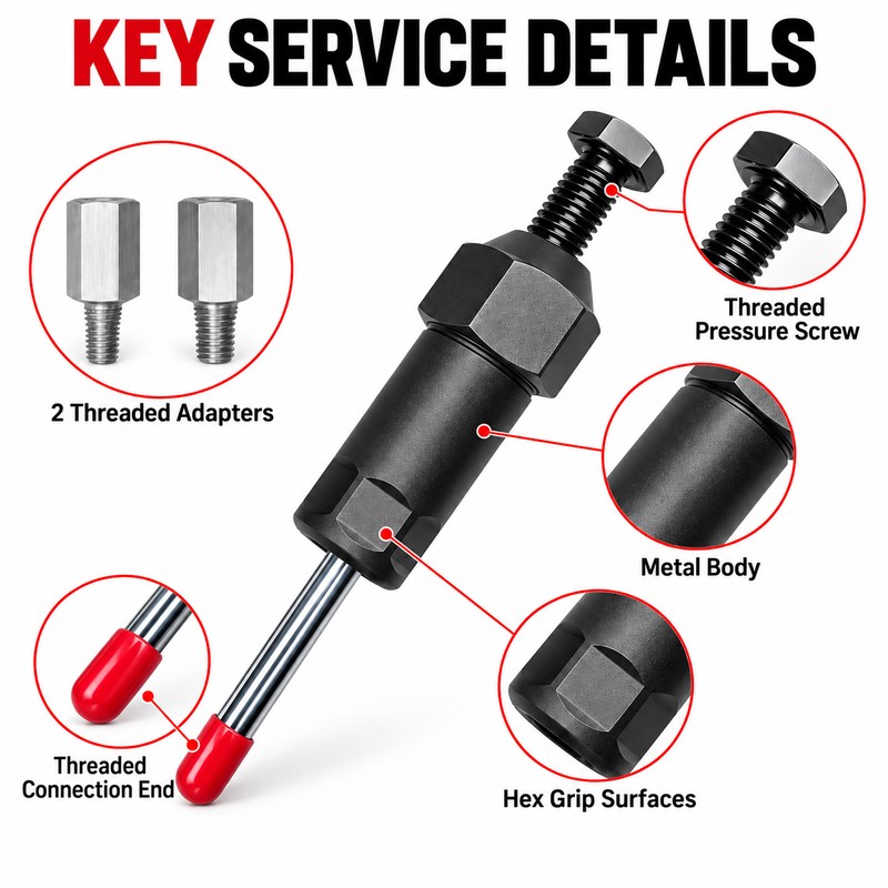 Lubrication Fitting Unclogger for Maintenance – Manual Metal Threaded Service
