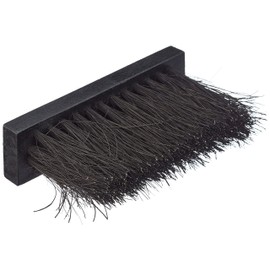 FIREFIX KB/01 Fireplace Brush with 60 mm Coconut Trim, Wood: 135 x 35 x 13 mm (W x D x H), Black, Coconut