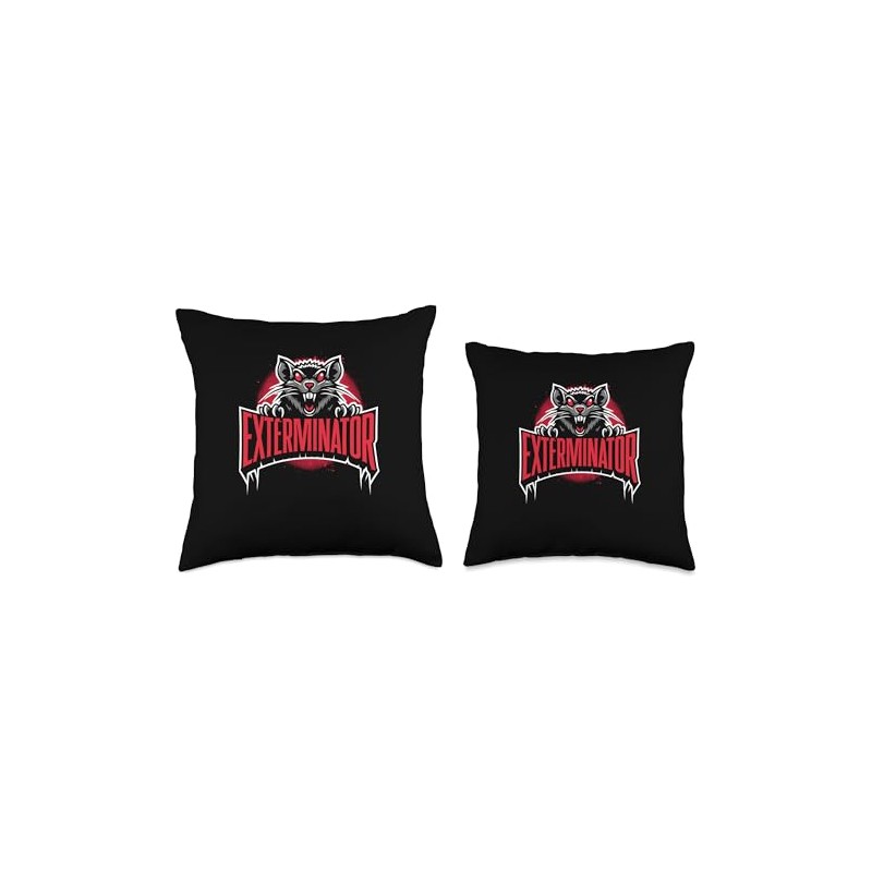 Exterminator Pest Control Bed Bug Killer Pest Exterminator Throw Pillow