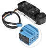 KIMISS Car Window Switch A2098203410, Plastic Switch for Electric Window